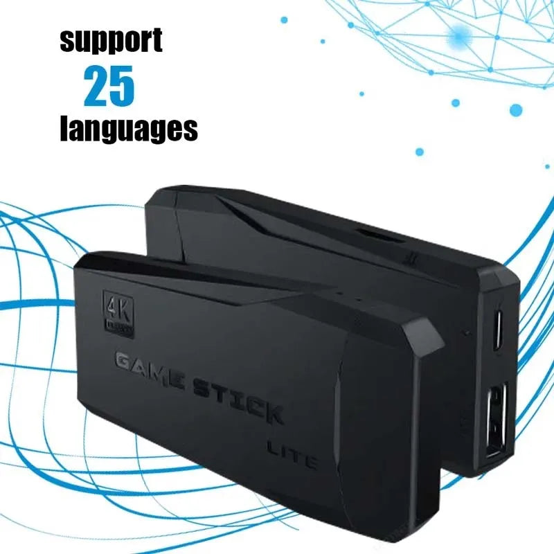 Console de Jeu Rétro 4K - 20 000 Jeux Intégrés & Manettes Sans Fil