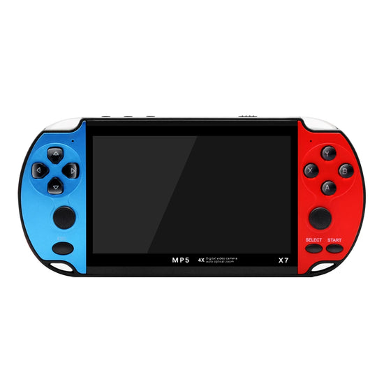 Console de jeu portable GAMINJA X7 4,3 pouces, écran IPS, lecteur de jeux vidéo HD, 10 000 jeux intégrés pour GBA, GBC, NES, GBC